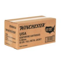 Winchester 5.56 NATO 55gr FMJ - 1000 round