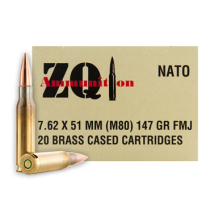 MKE ZQI 7.62x51 147gr